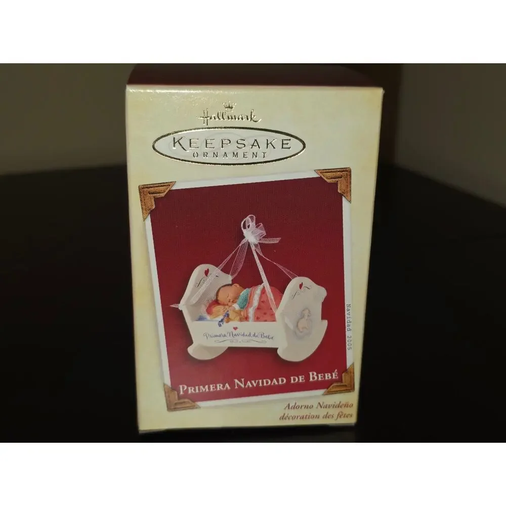 HALLMARK 2005 PRIMERA NAVIDAD DE BEBE CHRISTMAS‎ (BABY'S 1ST CHRISTMAS) ORNAMENT
